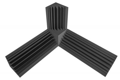 Wikisound - Угловое соединение басовых ловушек  300x300x300 (черный)